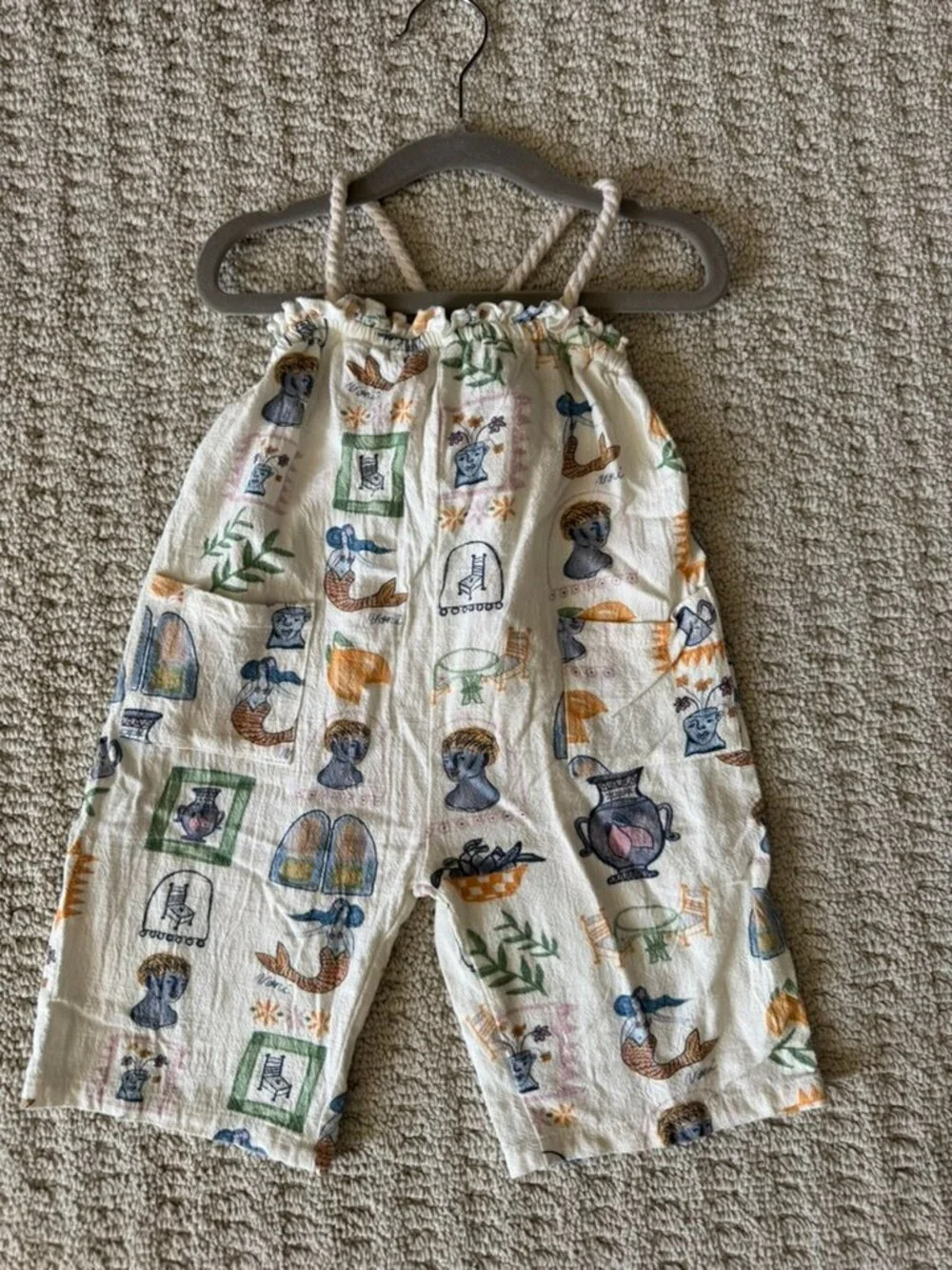 Noni The Label Ric Rac Rope Jumpsuit - Paros size 2yr - Picture 1 of 3